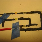 My first paper and glue circuit.